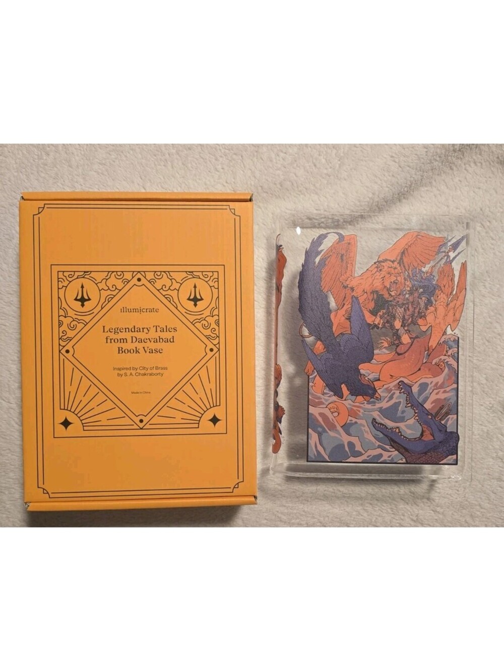 Illumicrate Legendary Tales From Daevabad Book Vase